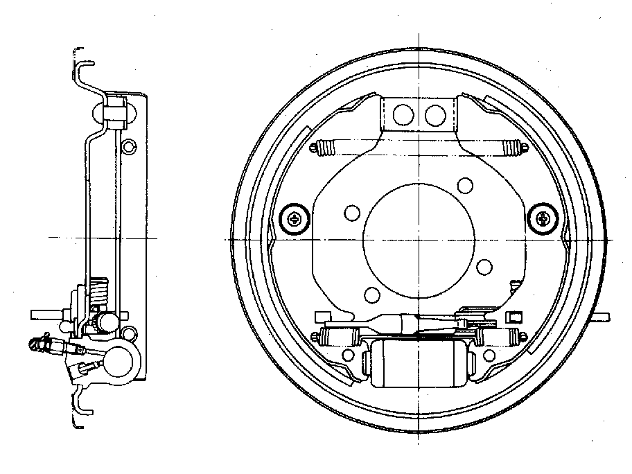 drum brake 2 e brake 1